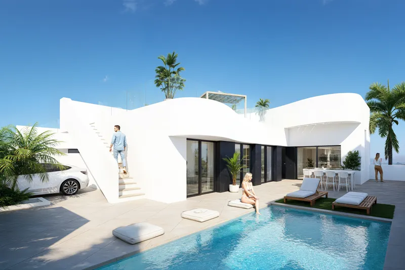 Villas en complejo de golf en Algorfa