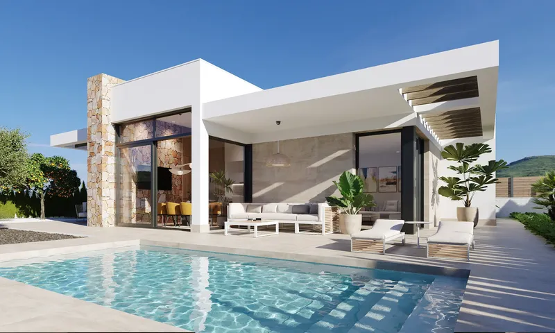 Villa complex in a gated community