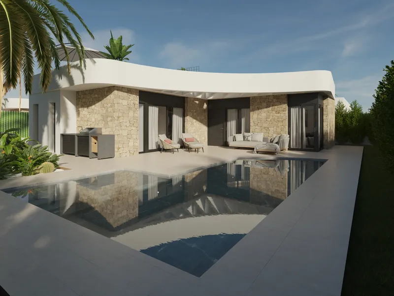 Villas en Los Montesinos con solárium