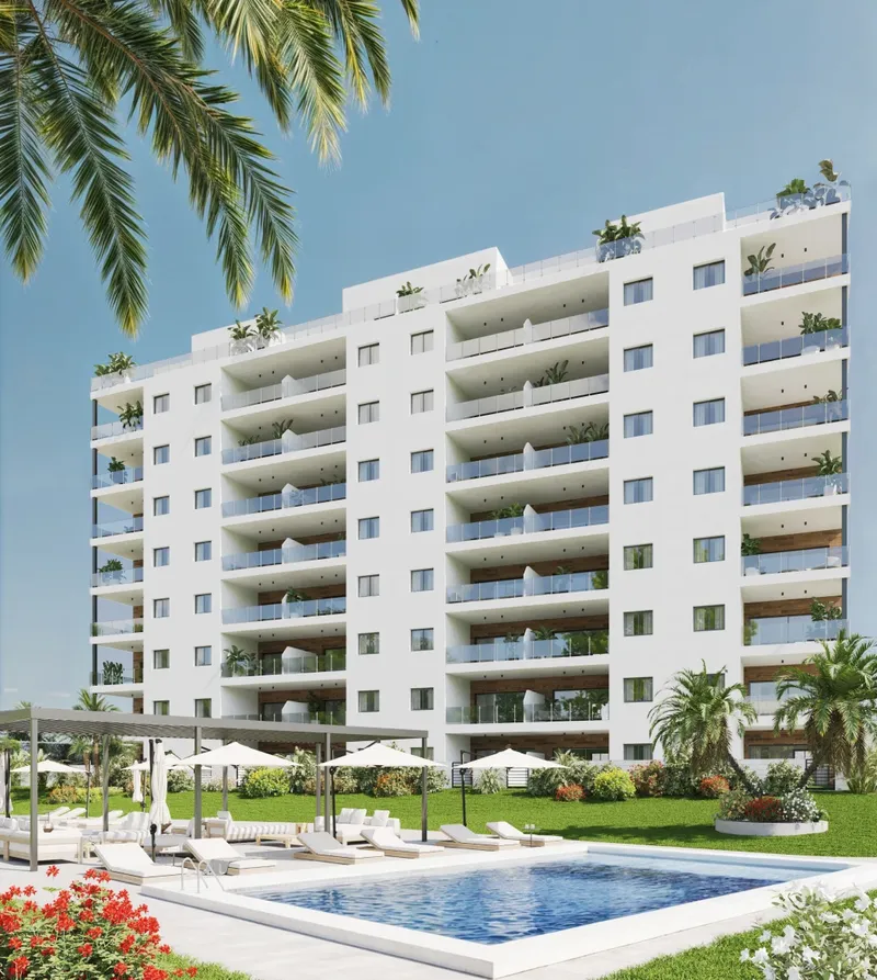 Apartments 1 km from La Cala Finestrat Beach