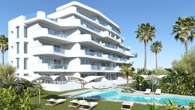 Apartments 200 m from Mil Palmeras Beach