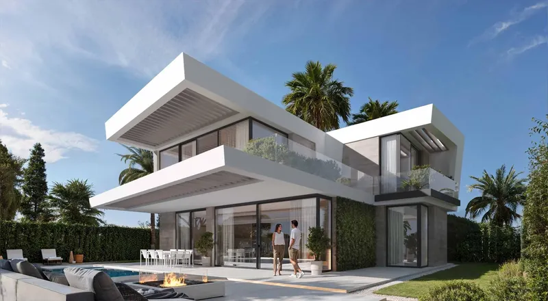 Villas 200 m from the Sea in Calahonda