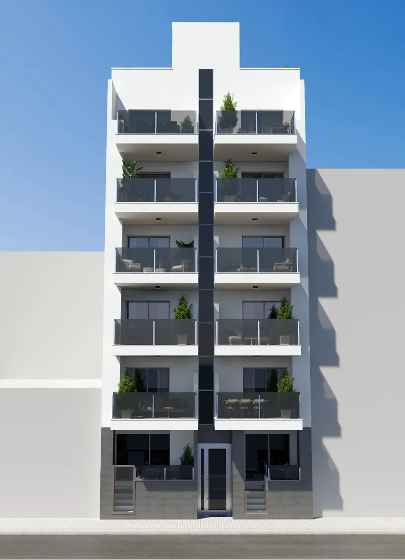 Apartments in the center of Torrevieja with a swimming pool