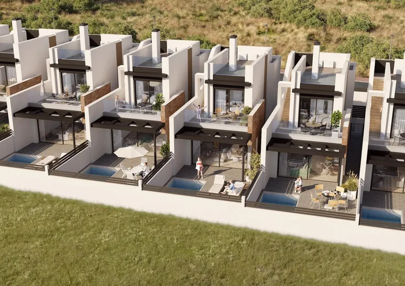 Villas a 800 m de la Playa en Aguas Nuevas
