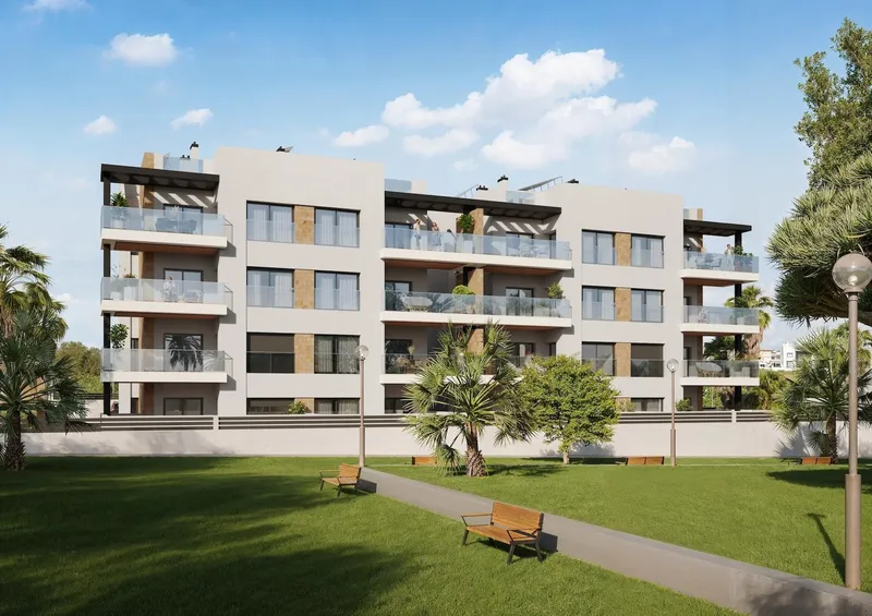 Apartments 800 m from the Beach in Aguas Nuevas