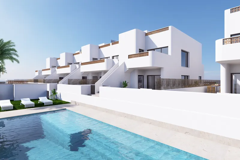 Bungalows with Garden & Solarium near El Hondo Nature Park