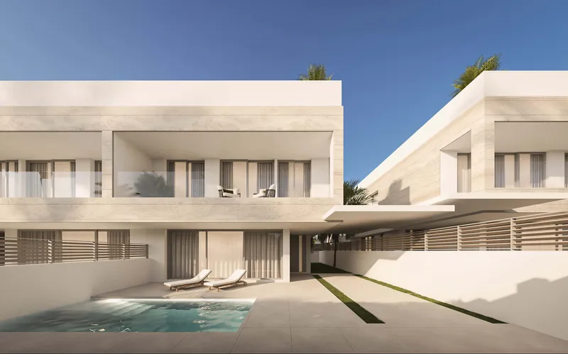 Villas 800 m from the Sea in San Pedro de Alcántara