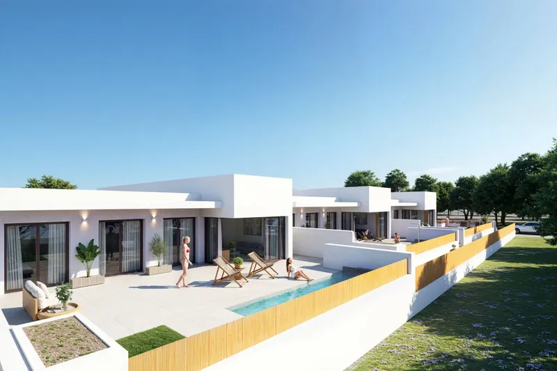 Casas Adosadas con Piscina Privada en Dolores