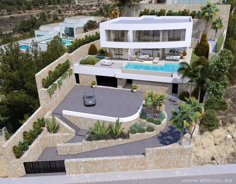 Contemporary Sea View Villa with Lift and Infinity Pool