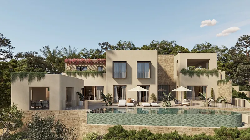 Вилла с панорамным видом на море в Altea Hills