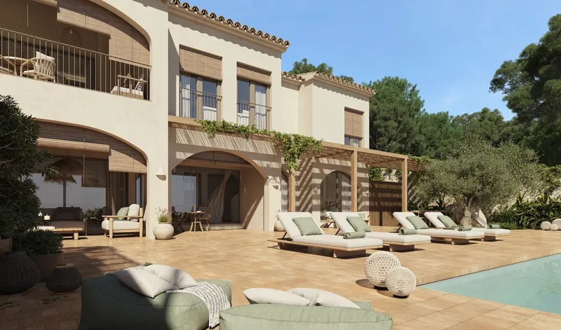 Villa in La Fustera, 800 m from the Beach