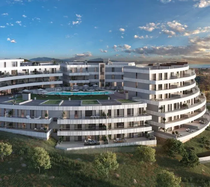 Apartments with sea and mountain views