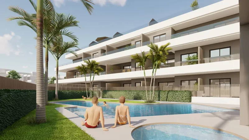 Apartamentos y bungalós en Pilar de la Horadada cerca del mar