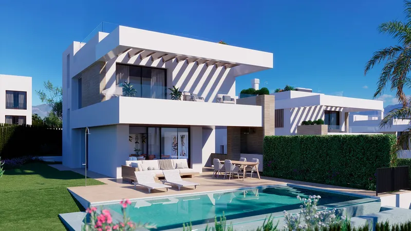 Villas with Private Pool in Atalaya, Estepona