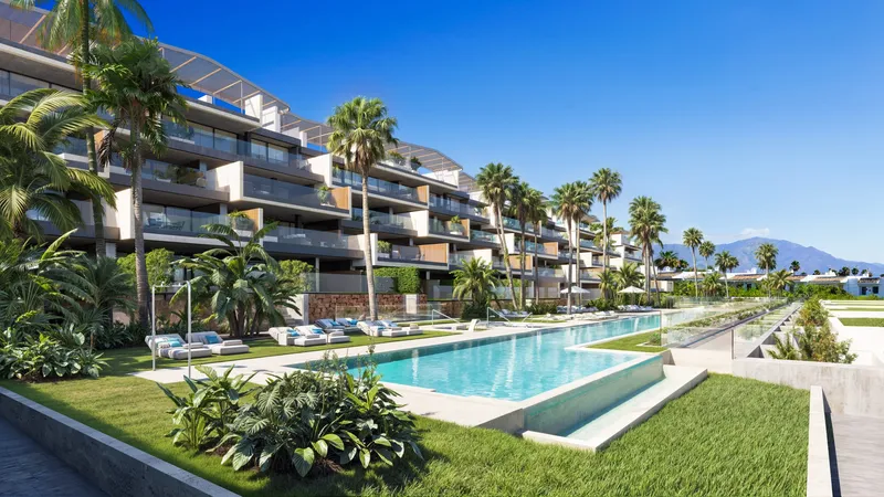 Luxury beachfront apartments and penthouses in Manilva