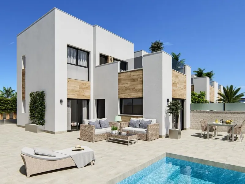 Villas con piscina privada en San Fulgencio