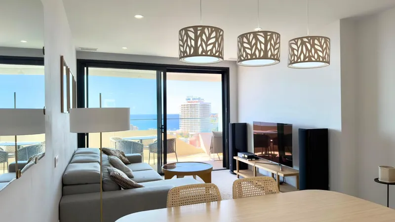 Exclusivo apartamento en Benidorm Beach listo para entrar a vivir