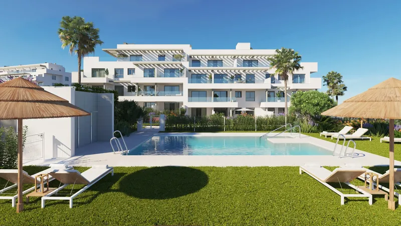 Apartments in Las Lagunas de Mijas 250 m from the Beach