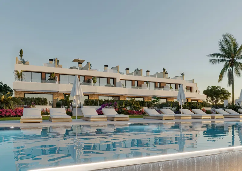 Beachfront Townhouses in El Campello
