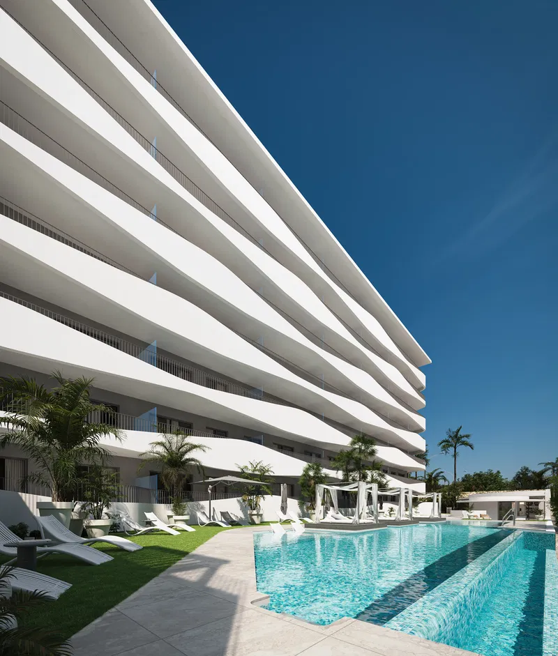 Apartments 1.4 km from the Beach in Fuengirola