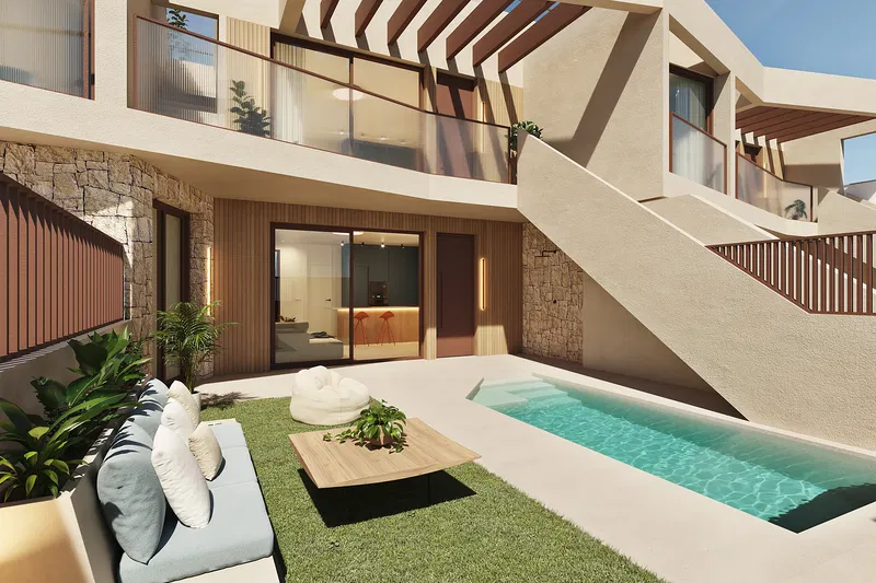 Bungalows with Private Pool in San Pedro del Pinatar