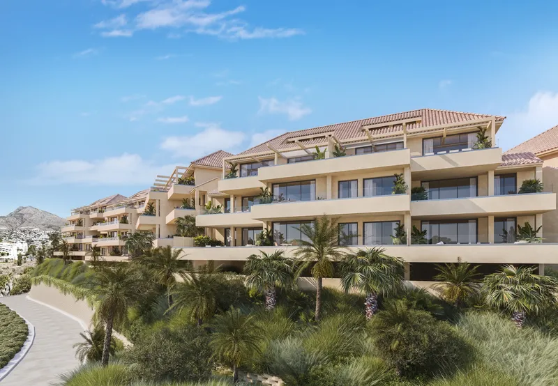 Apartamentos y dúplex en la Costa del Sol con piscina infinity