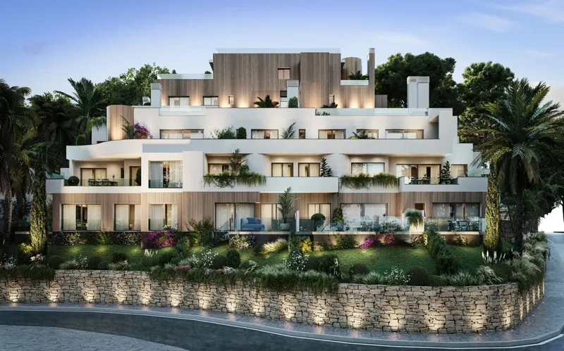 Apartments in Marbella next to Río Real Golf Course