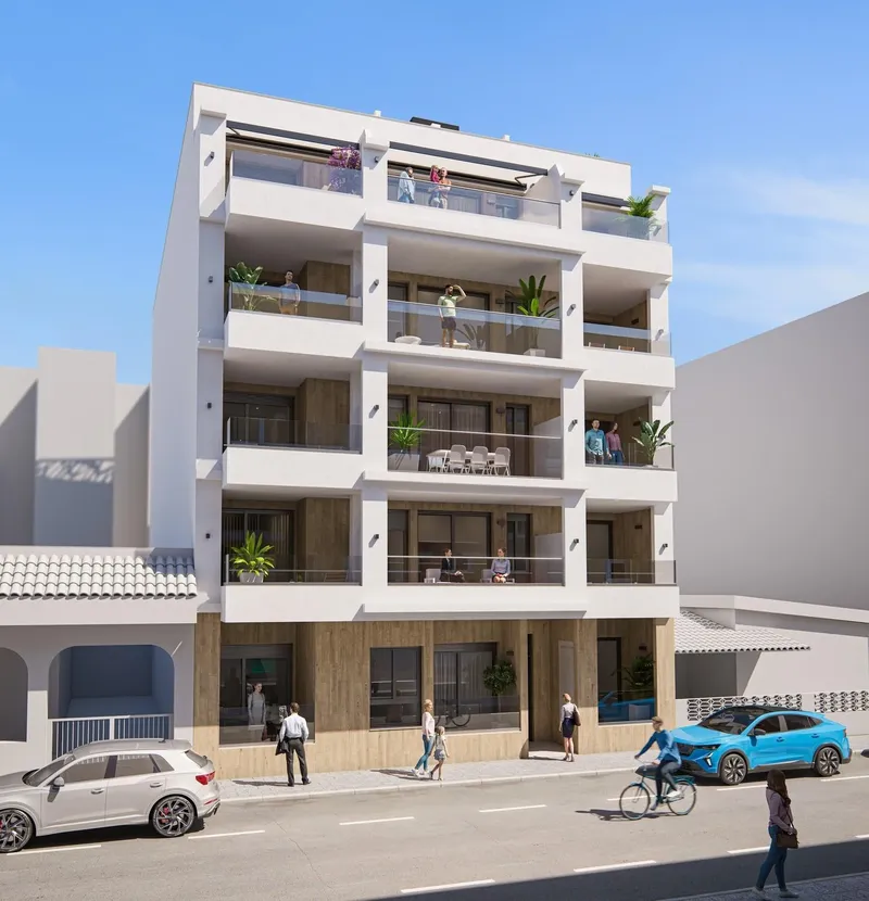Apartamentos en Torrevieja a 300 m de Playa del Cura