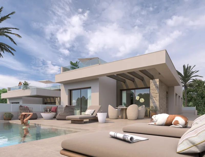 Villas in Benijófar 8 km from Guardamar Beaches