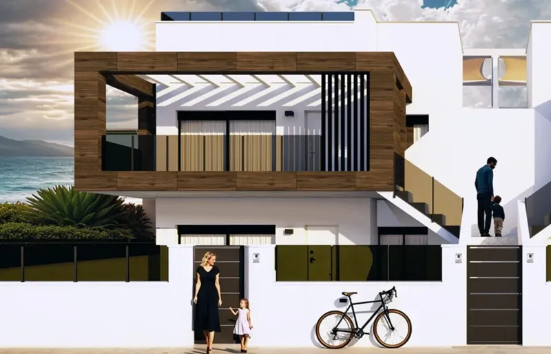 Bungalows in San Pedro del Pinatar 1.8 km from the Sea