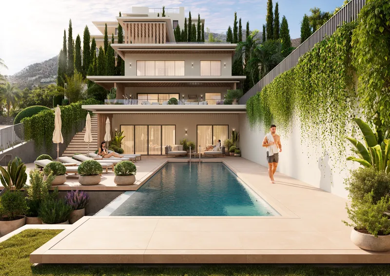 Villas with Sea Views in Mijas