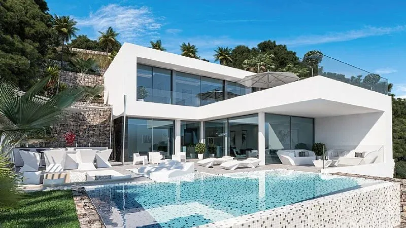 Villa in Calpe with Panoramic Sea Views