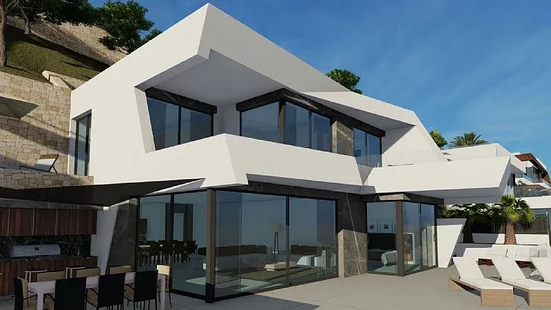 Villa in Calpe with Panoramic Sea Views