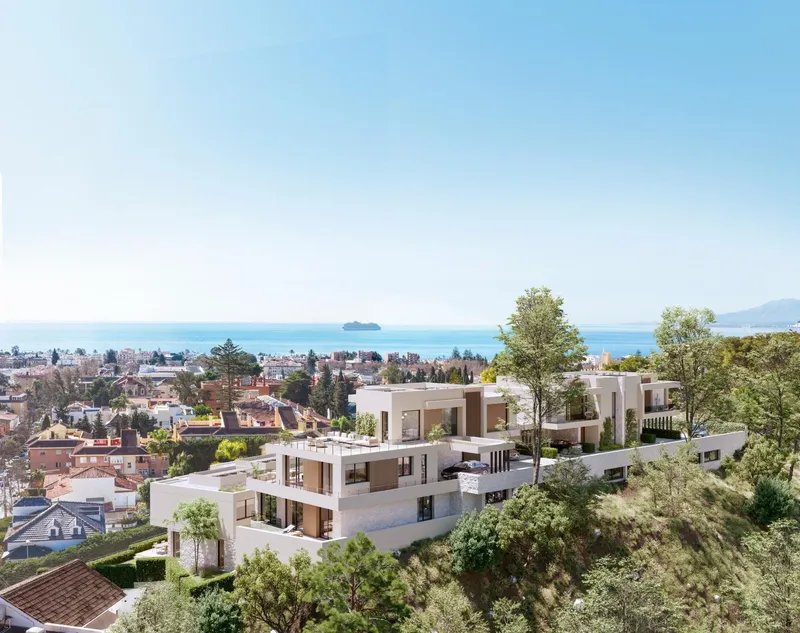Townhouses with Pool 900 m from the Sea in Pedregalejo