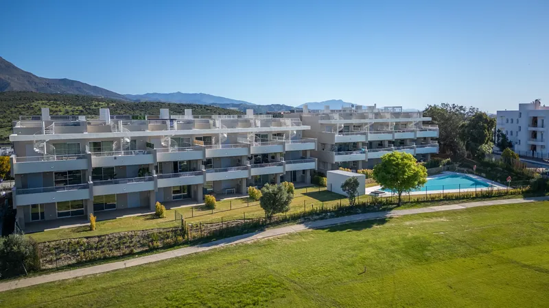 Apartamentos en el campo de golf de Estepona