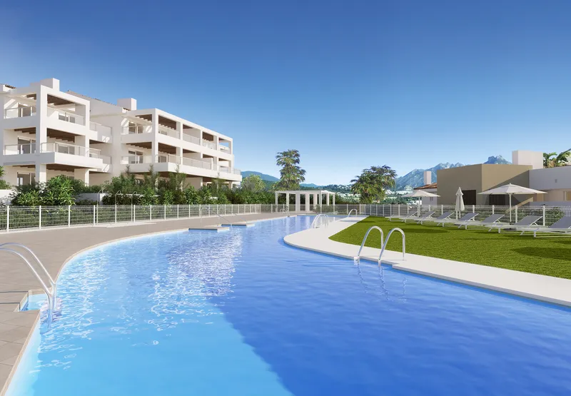 Apartamentos y áticos con vistas al golf en Benahavís