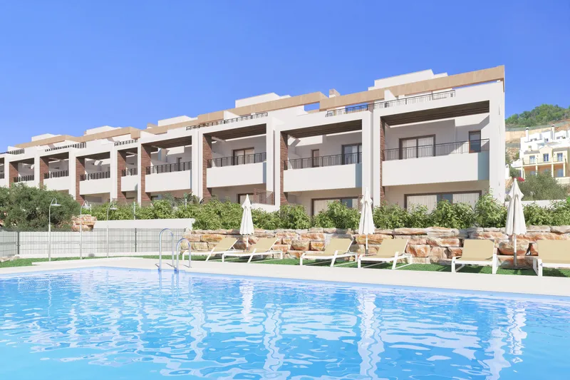 Townhouses with Panoramic Views of Marbella Bay in Istán
