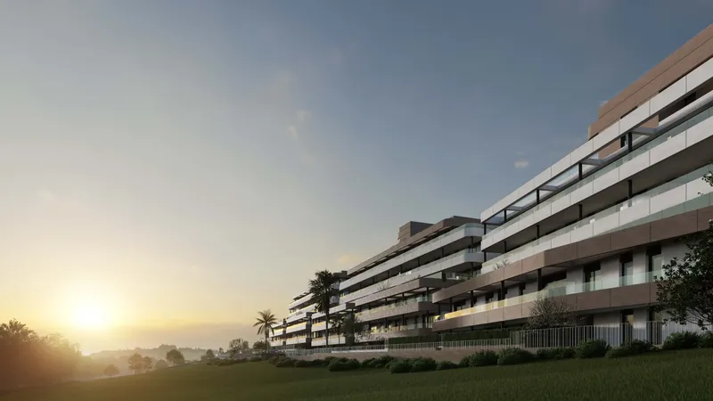 Apartamentos en Estepona Golf con vistas al Mediterráneo