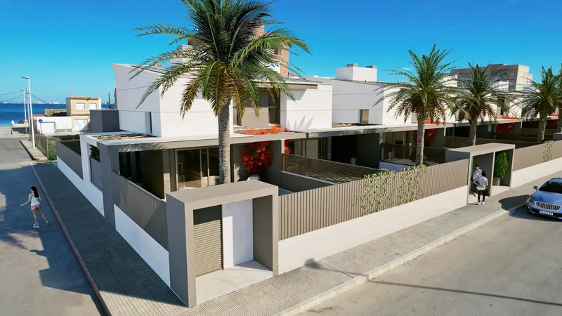 Villas con piscina privada en Los Nietos junto al Mar Menor