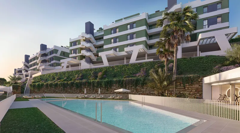 Apartments in Mijas in a picturesque location