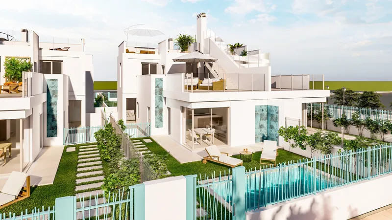 Villas with Private Pool by La Serena Golf in Los Alcázares
