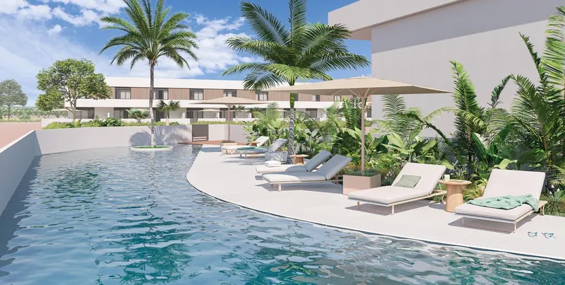 Townhouses in Pilar de la Horadada 2 km from the beach