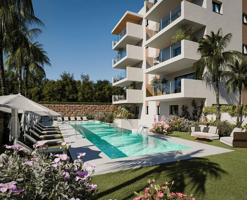 Apartments in Las Mesas, 1 km from the beach