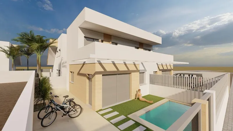 Casas pareadas a 200m de Playa Negra