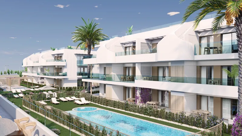 Apartamentos y áticos con terrazas en Pilar de la Horadada