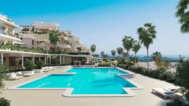 Apartamentos en Estepona con vistas panorámicas al mar