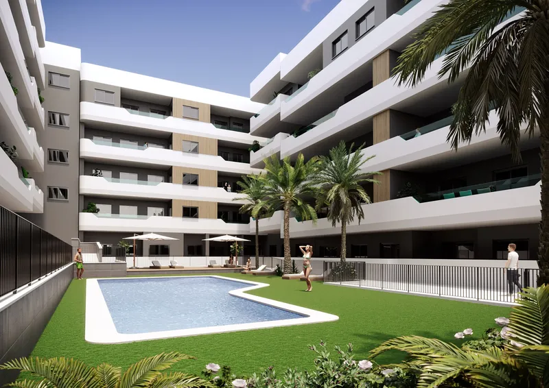 Apartments in Santa Pola near the Palm Grove